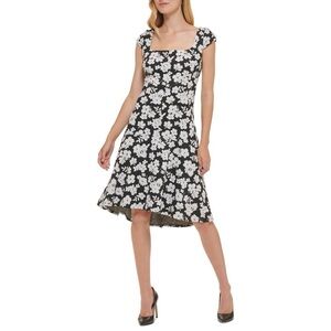 Tommy Hilfiger dress, fit and flare, back zipper. NWT.